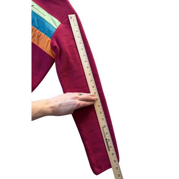 COTOPAXI Jacket TECA FLEECE FULL ZIP Sorbet Pink WOMEN'S Small - Picture 7 of 9